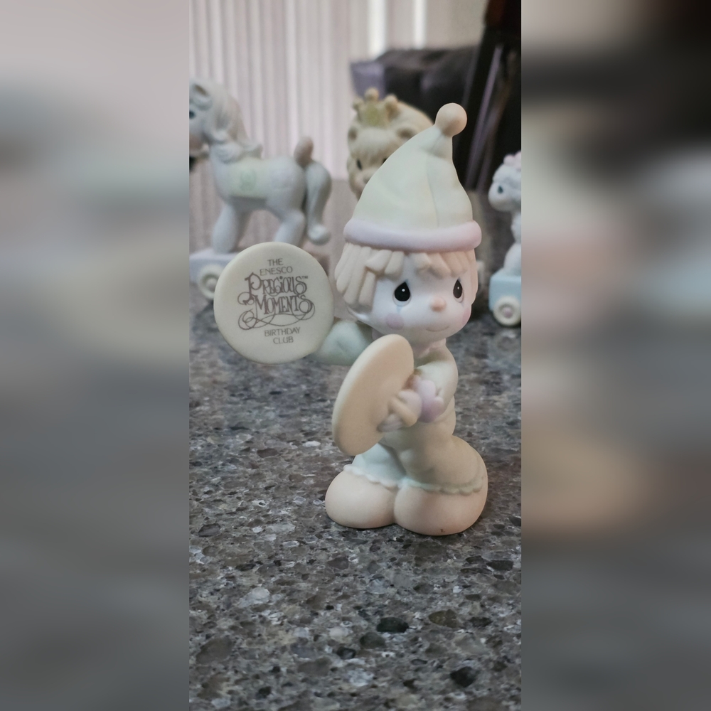 Precious Moments Smile's The Cymbal Of Joy 1987 Vintage Collectible